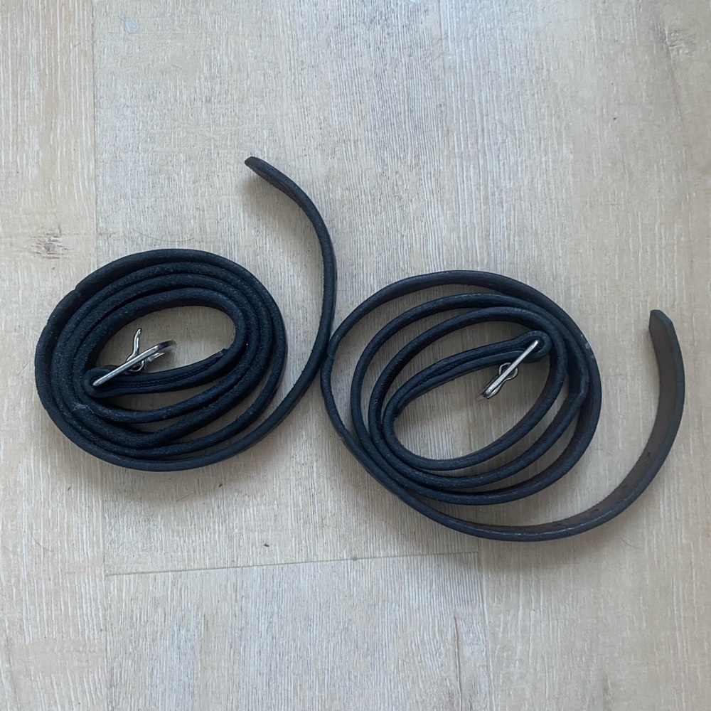 Equestrian stirrup leathers